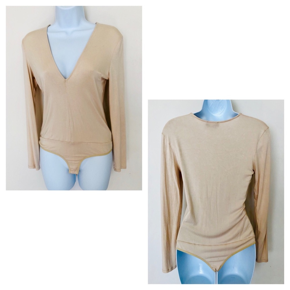 NWT! BEBE BUNDLE OLIVE & CREAM BODYSUITS!